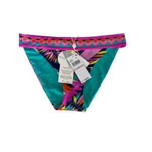 Trina Turk Multicolor‎ Hipster Reversible Bikini Bottoms Women's Size 6